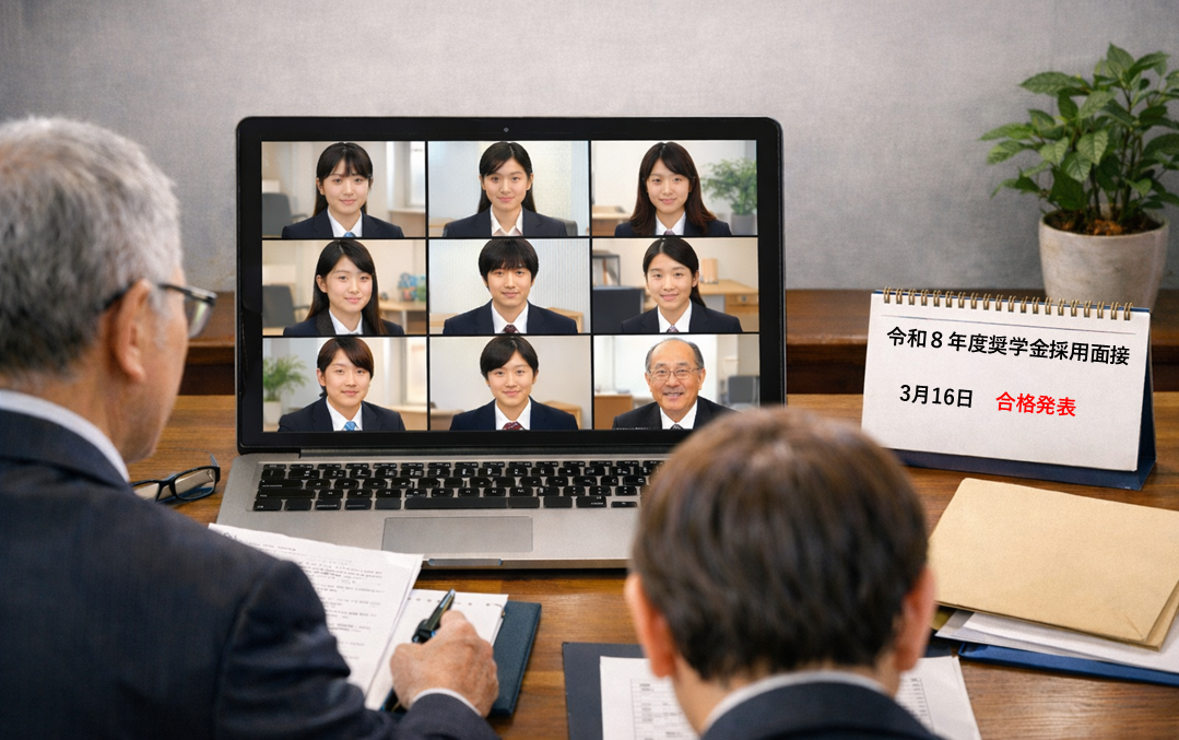 令和８年度 奨学金面接の結果について